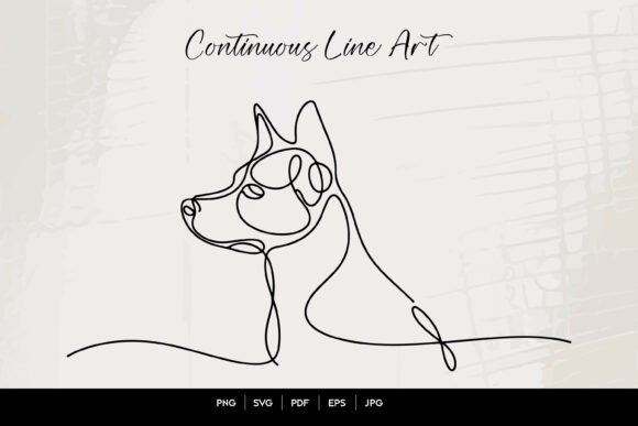 Continuous Dog Line Art SVG Design Review