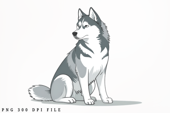Cute Dog Minimalist Breed Clipart PNG Review