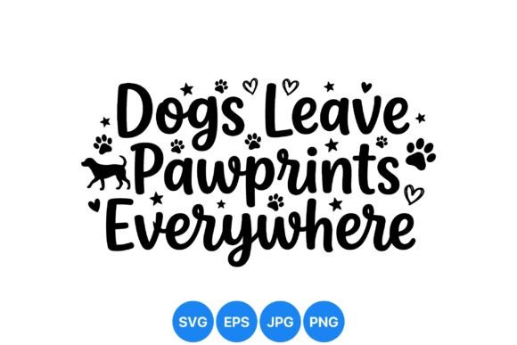 Cute Dog Pawprints SVG Design Review