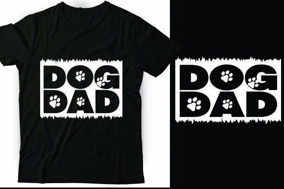 DOG DAD T-shirt Design Review for Embroidery Projects