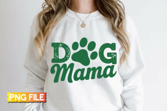 Dog Mama SVG for St. Patrick’s Day Embroidery