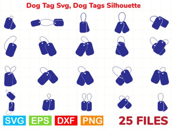 Dog Tag Svg Silhouette Bundle Review