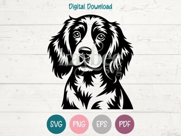 Field Spaniel Dog SVG PNG EPS PDF
