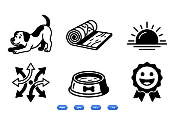 Playful Dog Icon SVG Pack Review