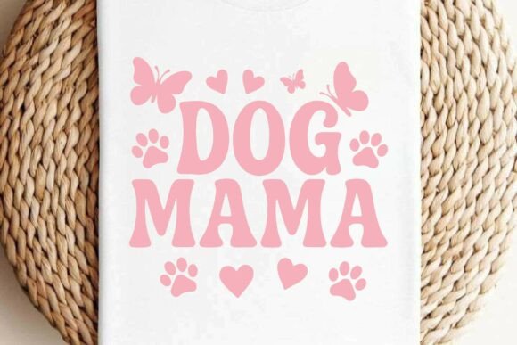 Retro Dog Mama SVG PNG T-shirt Design Review