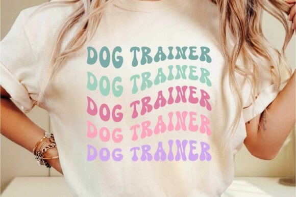 Retro Wavy Dog Trainer T-Shirt Design Review