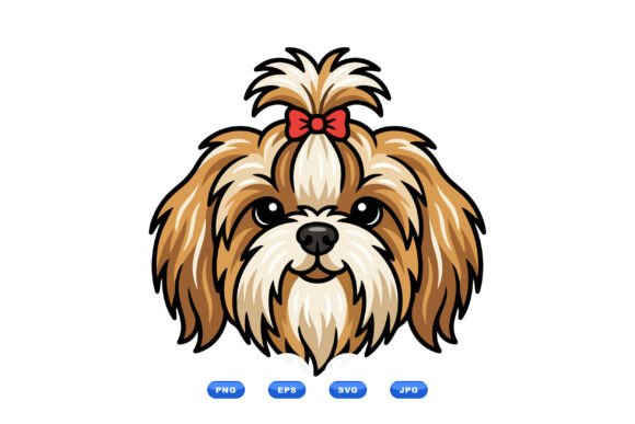 Shih Tzu Cute Dog SVG