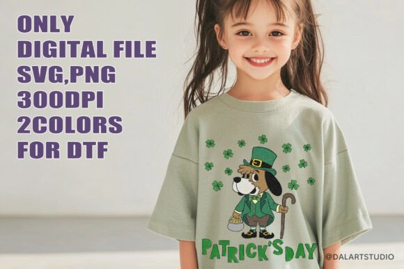 St. Patrick’s Day Leprechaun Dog Design